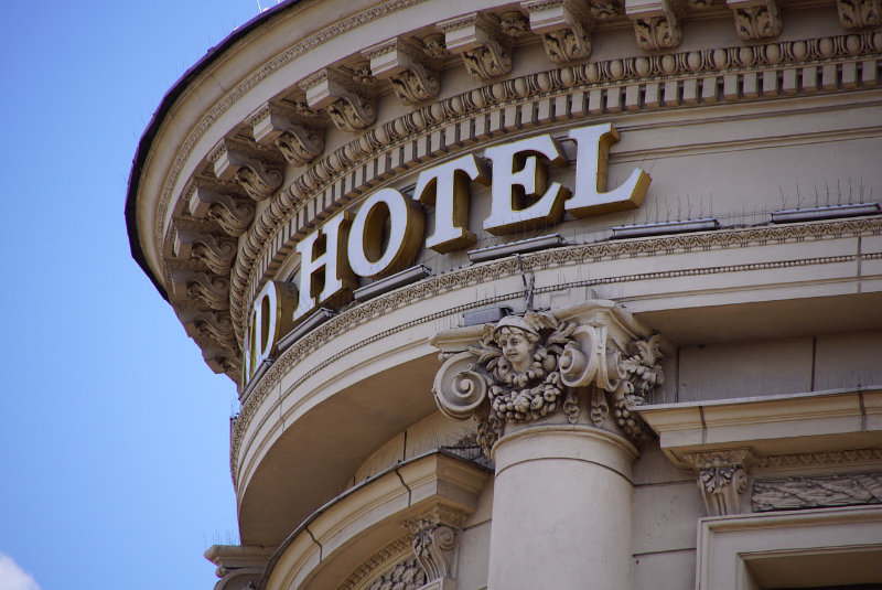 Hotelfassade in Lublin (Polen)